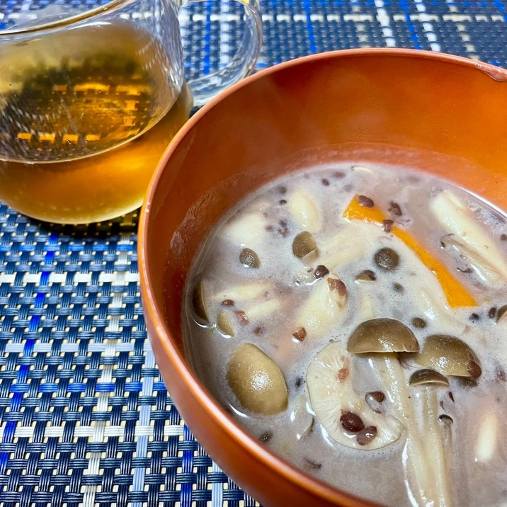 鍋だけの簡単調理!かぼちゃ汁粉